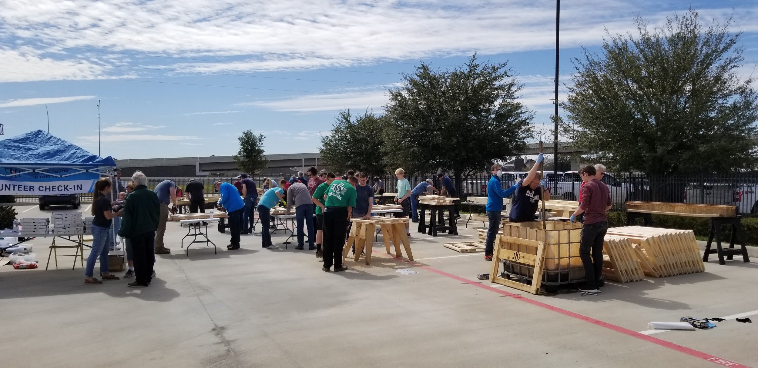 Changing Lives for a Better World - Bed Build Day